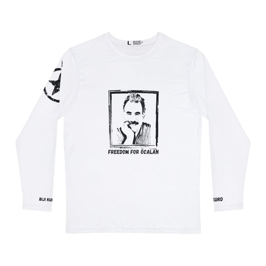 Abdullah Öcalan Free Öcalan! Men's Long Sleeve Shirt